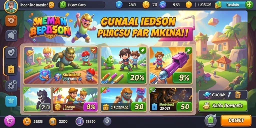 Screenshot mendemonstrasikan keseruan bermain dengan teman-teman.