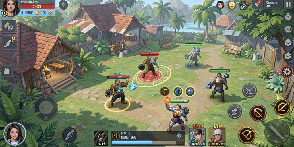 Pengalaman multiplayer yang seru bersama teman.