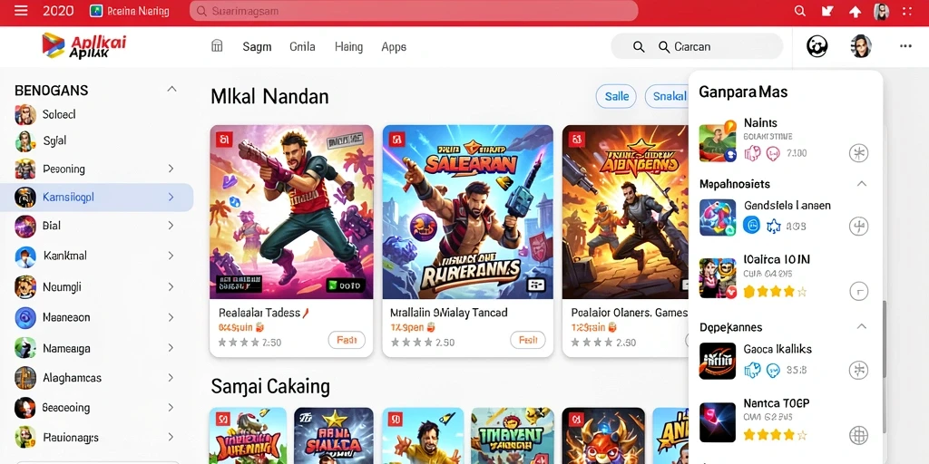 Menampilkan item dan reward menarik yang bisa didapatkan.