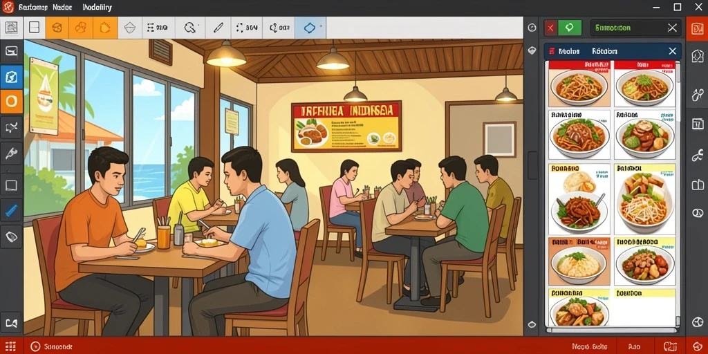 Kolaborasi antara pemain dalam mode multiplayer.