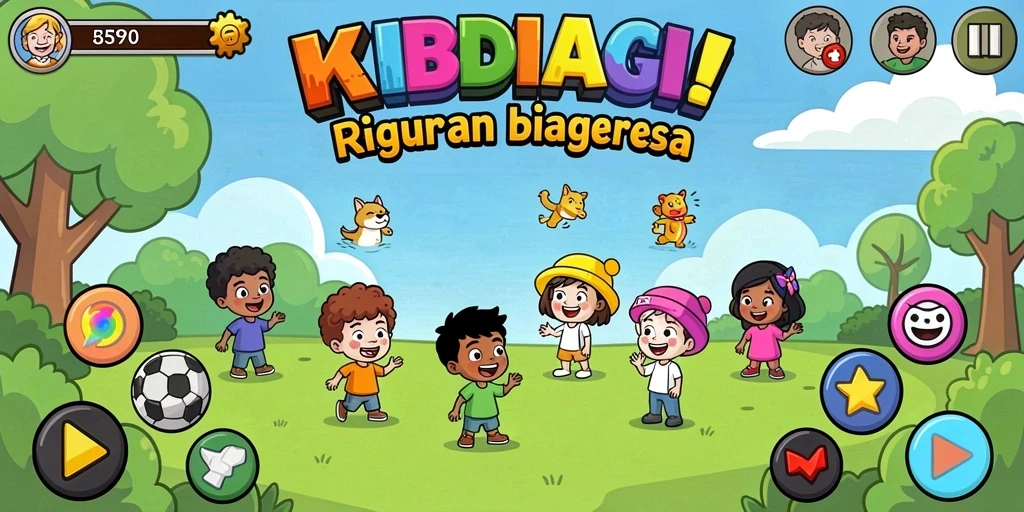 Tantangan seru di setiap level yang harus diselesaikan.